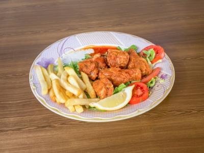 Alette di Pollo Fritte e Patate