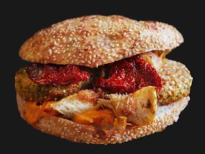 Pizburger Vegano