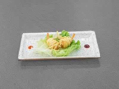 Involtini di Gamberi Avvolti da Patate