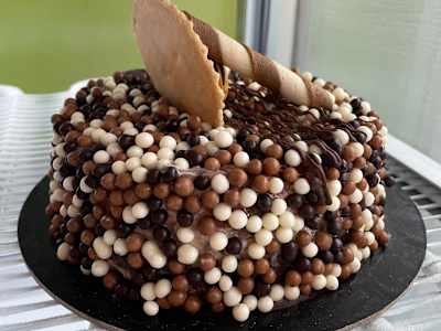 Torta Gelato con Mascarpone e Cioccolato