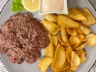 Hamburger con Patate