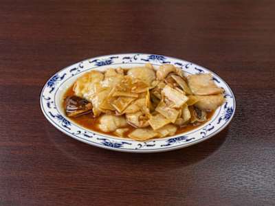 Pollo con Funghi e Bambù