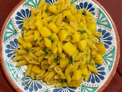 Mezze penne con patate