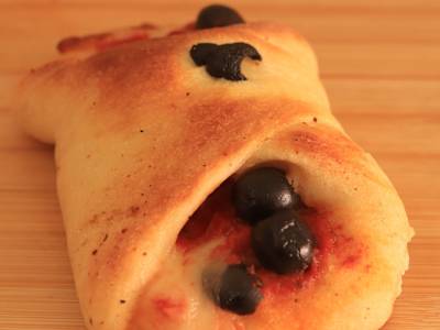 Cartocciata con olive nere
