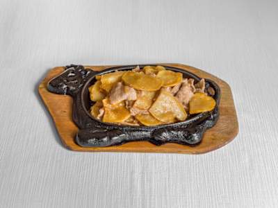 Vitello con Patate alla Piastra
