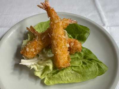 Tempura di Gamberi con la Salsa