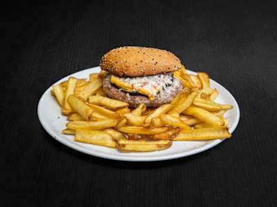 Hamburger Parmigiano con Patate con Buccia