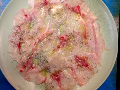Carpaccio di Tonno, Spigola o Orata