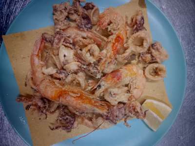 Frittura di Calamari e Gamberi