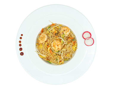 Spaghetti di Riso con Gamberi