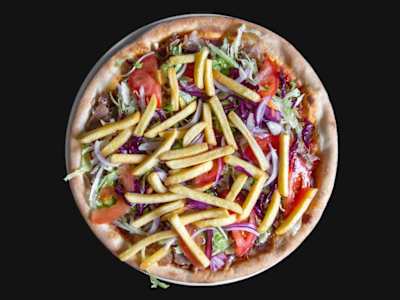Pizza Kebab con Verdure