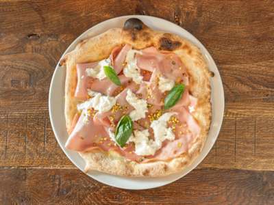 Mortadella, Stracciatella e Pistacchio
