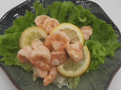 Gamberi con Limone