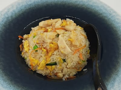 Riso con Pollo e Verdure