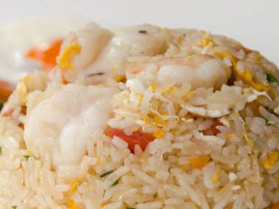 002- Riso con Frutti di Mare /Rice with seafood /海鲜炒饭