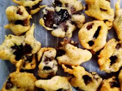 065 - Funghi Orecchie di Giuda Fritti / Fried Wood Ear Mushrooms / 炸木耳