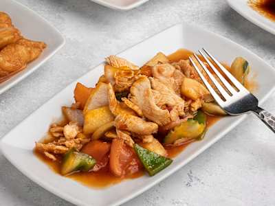 Pad Priew Wan Gai o Moo