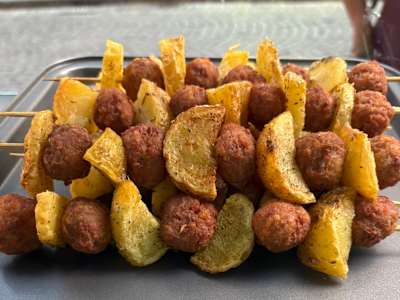 Polpettine e patate