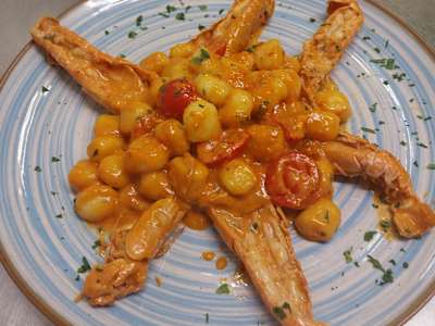 Gnocchi agli Scampi