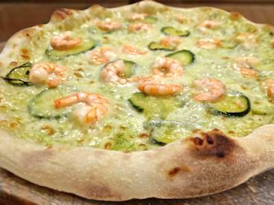 Zucchine e gamberi