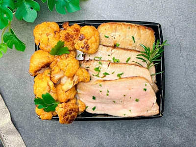 Smart Lonza di maiale al forno con cavolfiore arrosto