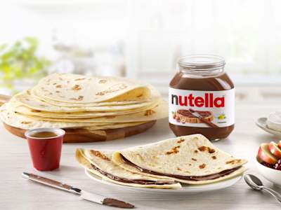 Tortillas alla Nutella