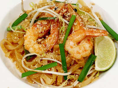 Pad Thai Original con Gamberi