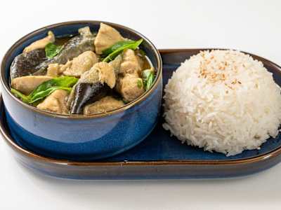 Pollo al Curry Verde Piccante