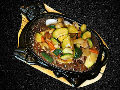 44d -  Anatra alla Piastra con Verdure