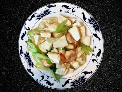 84 -  Tofu con Gamberetti