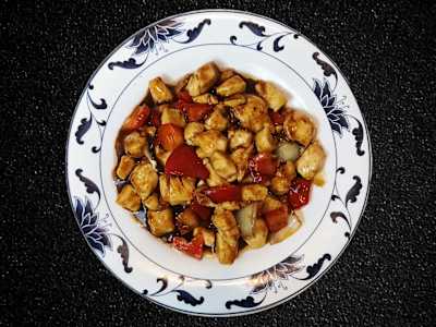34a -  pollo con Salsa di Pépe nero
