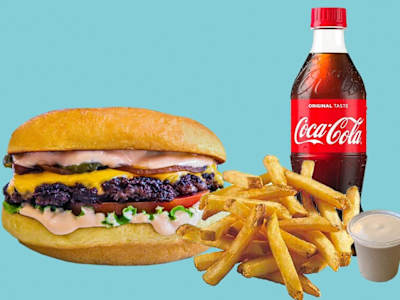 Smash Burger + Patatine Fritte American Style