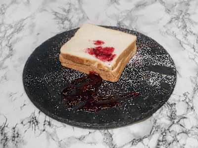 Toast con marmellata