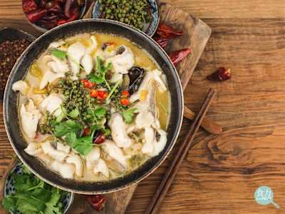 Pesce Bollito Con Crauti Cinese