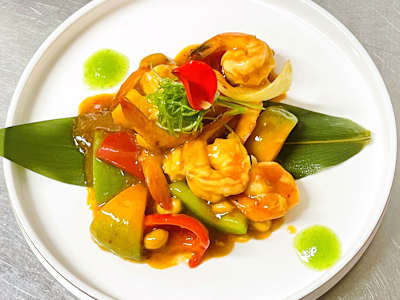 Gamberi in Salsa Piccante