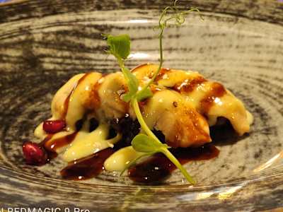 173-Black salmone Flambe