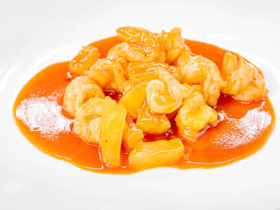 Gamberi in Salsa Agrodolce