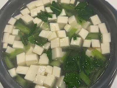 Zuppa di Tofu con Verdure