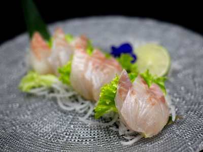 Sashimi Branzino