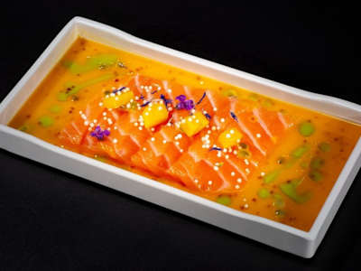 Carpaccio Salmon Passion Fruit 4 Pezzi