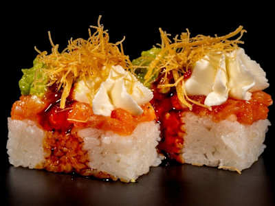 Salmon Oshizushi 4 Pezzi