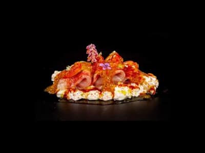 Carpaccio white mango chia 4 pezzi