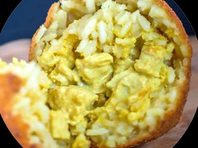 Arancina pollo al Curry
