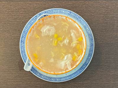 Zuppa di Mais e Pollo