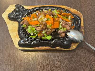 Vitello con Porri alla Piastra