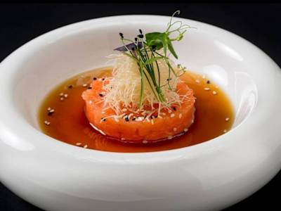 Tartar lime salmon