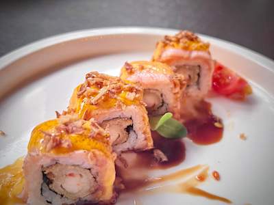 Uramaki Ebi Onion
