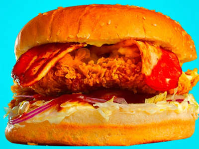 BBQ Chicken Burger