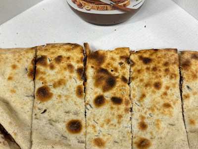 Calzone alla Nutella, Mascarpone e Cocco
