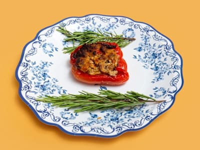 Peperone Ripieno di Carne e Verdure